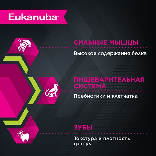 Eukanuba Adult Hairball Control сухой корм для взрослых домашних кошек