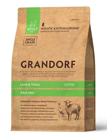 Grandorf Adult Mini Lamb & Turkey сухой корм для взрослых собак мелких пород