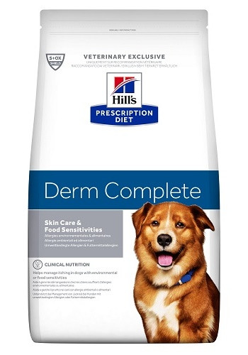 Hill's Prescription Diet Derm Complete сухой корм для собак при аллергии на коже