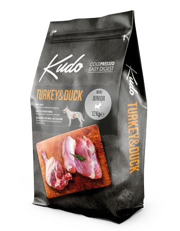 Kudo Junior Mini Turkey&Duck сухой корм для щенков мелких пород с индейкой