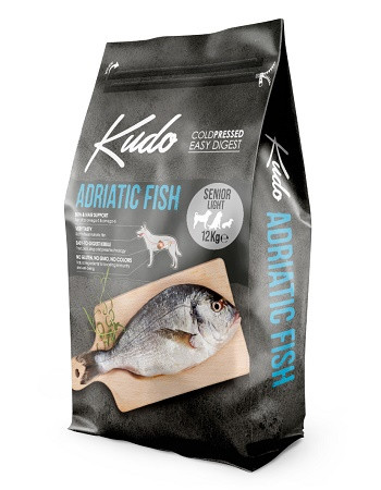 Kudo Senior/Light Adriatic Fish сухой корм для пожилых и склонных к полноте собак с рыбой