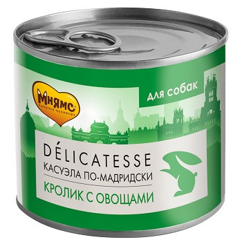 Мнямс Delicatesse консервы для собак Касуэла по-мадридски