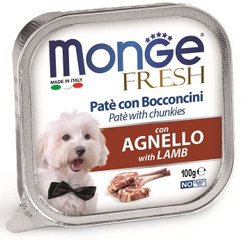 Monge Dog Fresh консервы для собак с ягненком