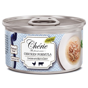 Pettric Cherie Chicken Formula консервы для кошек Курица с говядиной в соусе