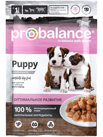 ProBalance Puppy Immuno пауч для щенков мелких и средних пород 85 г