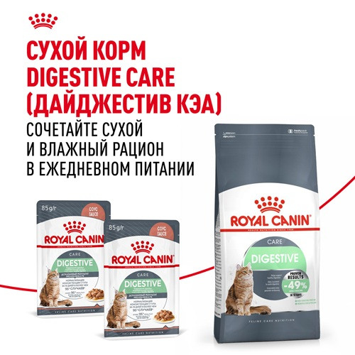 Royal Canin Digestive Care влажный корм для кошек в соусе
