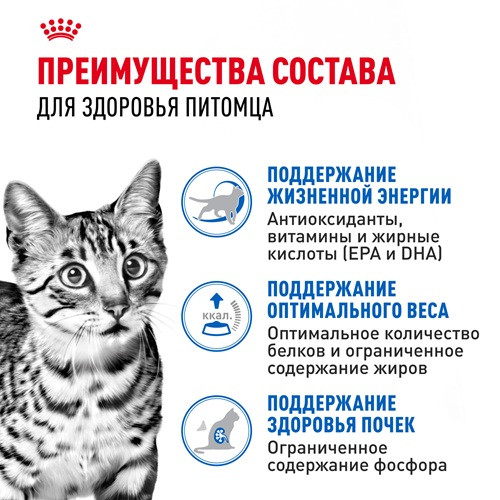 Royal Canin Indoor 7+ Sterilised влажный корм для кошек в соусе