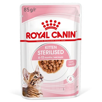 Royal Canin Kitten Sterilised влажный корм для котят в соусе (14 шт.)