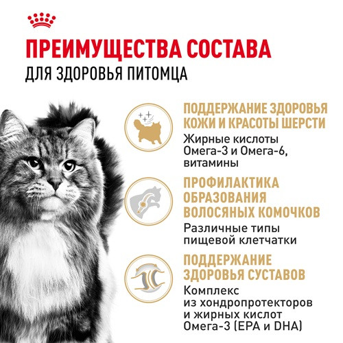 Royal Canin Siberian Adult сухой корм для кошек породы сибирская