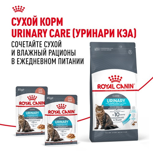 Royal Canin Urinary Care влажный корм для кошек в соусе