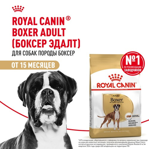 Royal Canin Boxer Adult сухой корм для собак породы боксер