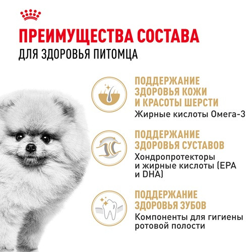 Royal Canin Pomeranian Adult сухой корм для собак породы померанский шпиц