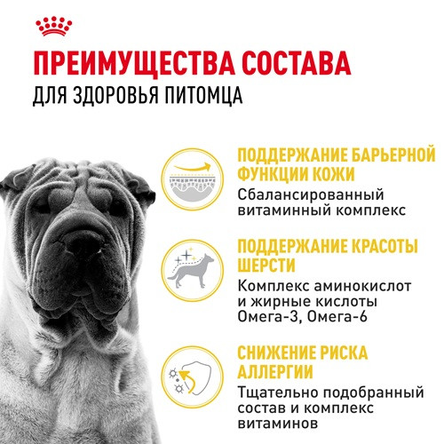 Royal Canin Medium Dermacomfort сухой корм для собак средних пород