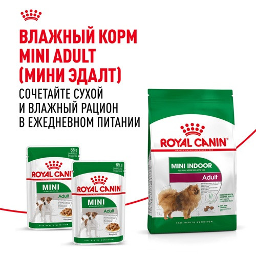 Royal Canin Mini Adult Indoor сухой корм для собак мелких пород