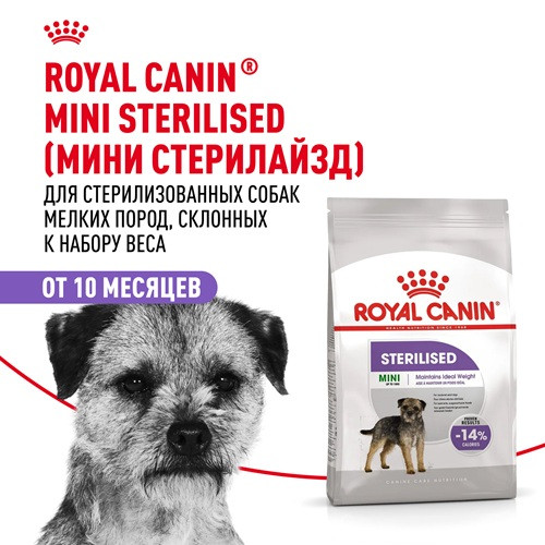 Royal Canin Mini Sterilised сухой корм для собак мелких пород