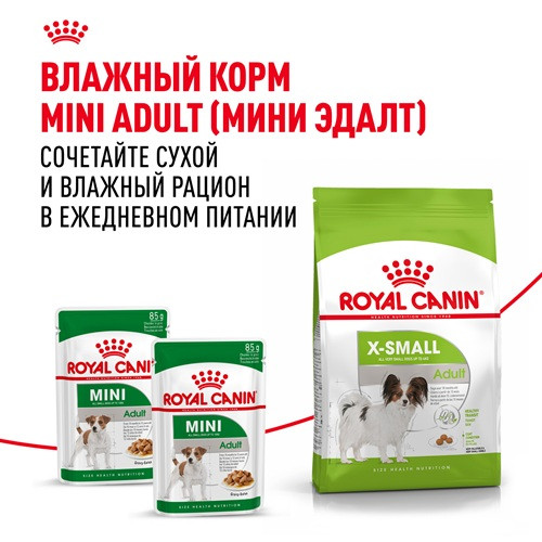 Royal Canin X-Small Adult сухой корм для собак карликовых пород