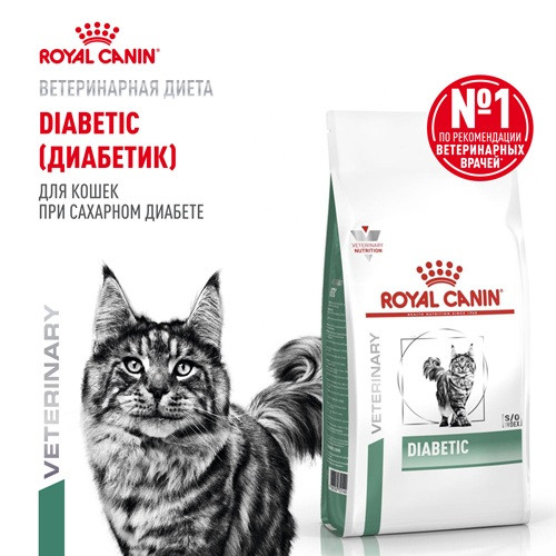Royal Canin Diabetic сухой корм для кошек при сахарном диабете