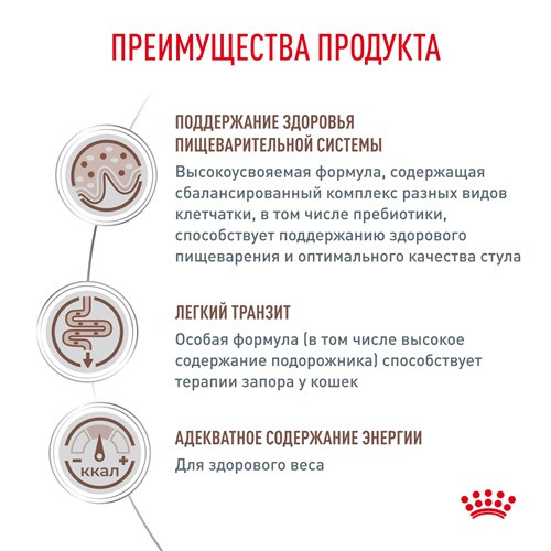 Royal Canin Gastrointestinal Fibre Response сухой корм для кошек при нарушениях пищеварения