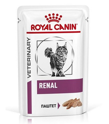 Royal Canin Renal влажный корм для кошек при почечной недостаточности в паштете (12 шт.)