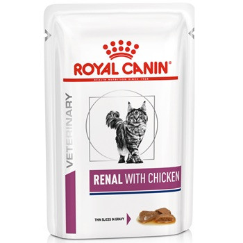 Royal Canin Renal with Chicken влажный корм для кошек при почечной недостаточности с курицей