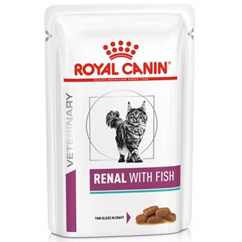 Royal Canin Renal with Fish влажный корм для кошек при почечной недостаточности с рыбой