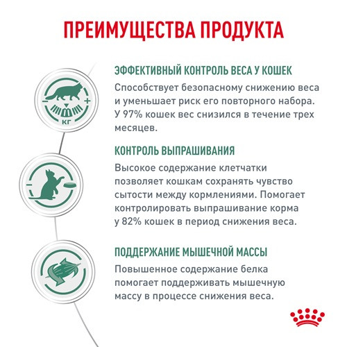 Royal Canin Satiety Weight Management влажный корм для кошек при ожирении