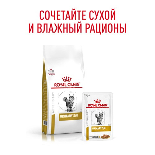 Royal Canin Urinary S/O влажный корм для кошек при МКБ