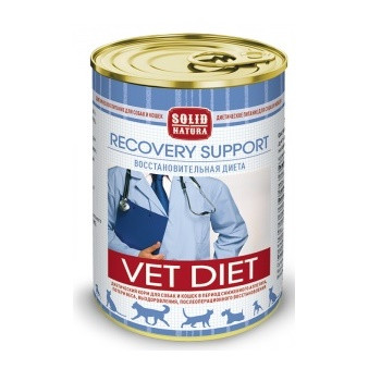 Solid Natura Vet Recovery Support диетический влажный корм для собак и кошек