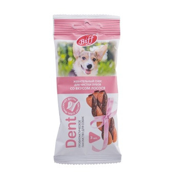 TiTBiT Biff Dent жевательный снек для мелких собак Лосось