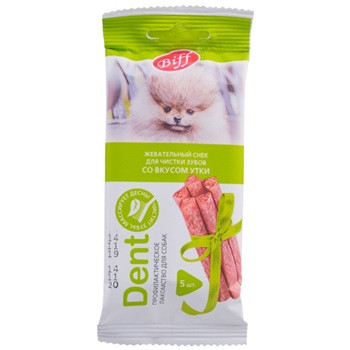 TiTBiT Biff Dent жевательный снек для мелких собак Утка
