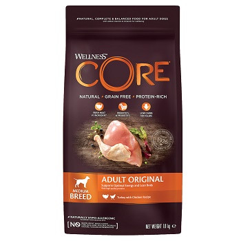 Wellness Core Original сухой корм для взрослых собак с индейкой