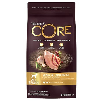 Wellness Core сухой корм для пожилых собак из индейки