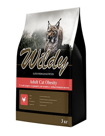 Wildy Adult Cat Obesity сухой корм для кошек с избыточным весом