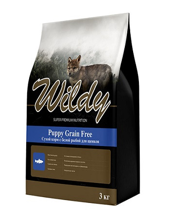 Wildy Puppy Grain Free сухой корм для щенков всех пород SALE
