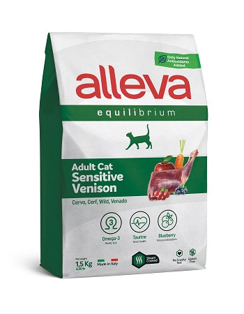 Alleva Equilibrium Sensitive Venison сухой корм для взрослых кошек с олениной