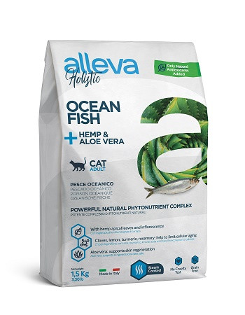 Alleva Holistic Adult Ocean Fish сухой корм для взрослых кошек с океанической рыбой