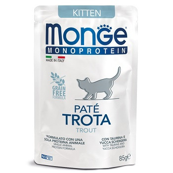 Monge Cat Monoprotein пауч для котят с форелью