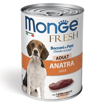 Monge Dog Fresh Adult консервы для собак с уткой