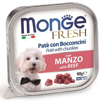 Monge Dog Fresh консервы для собак с говядиной