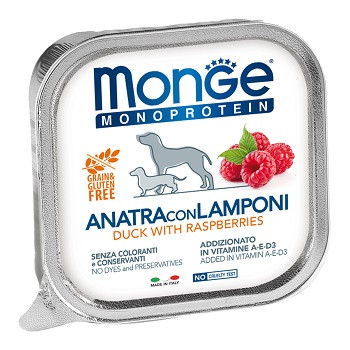 Monge Dog Monoprotein Fruits консервы для собак с уткой