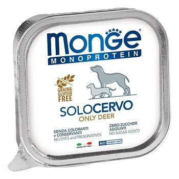 Monge Dog Monoprotein Solo консервы для собак с олениной