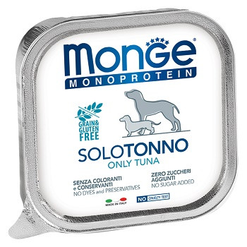 Monge Dog Monoprotein Solo консервы для собак с тунцом