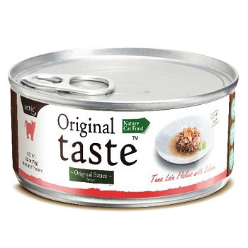 Pettric Original Taste консервы для кошек Ломтики из филе тунца с диким лососем в соусе