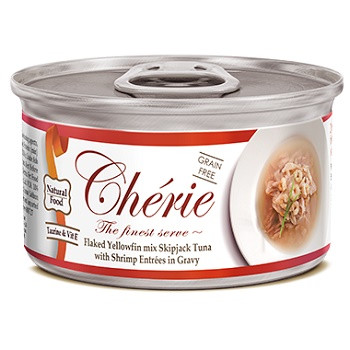 Pettric Cherie консервы для кошек с тунцом и креветками