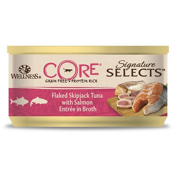 Core Signature Selects консервы для кошек из тунца с лососем в виде кусочков в бульоне