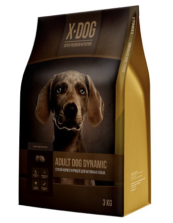 X-DOG Adult Dog Dynamic сухой корм для взрослых активных собак
