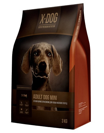 X-DOG Adult Dog Mini сухой корм для взрослых собак мелких пород